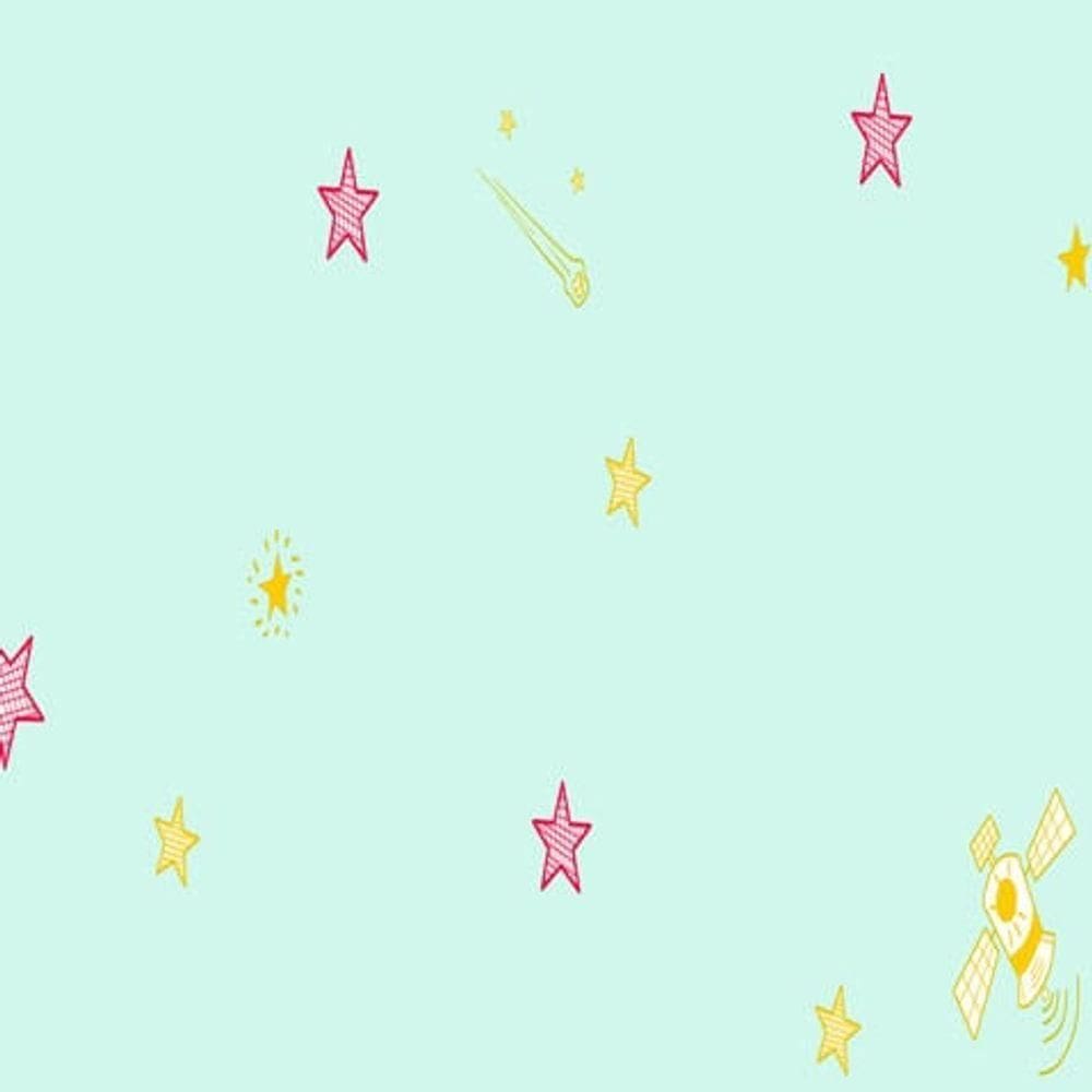 Papel De Parede Vince Infantil Azul V1012-61