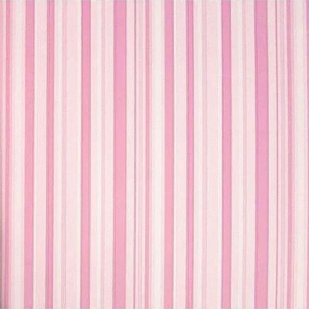 Papel De Parede Safari Friends Listrado Rosa Sf6218