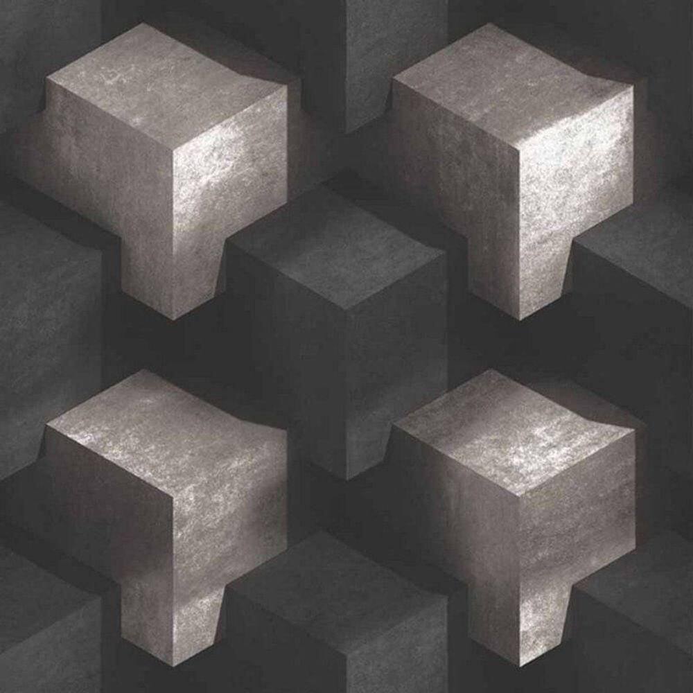 Papel De Parede Stone Age 1 Cubos 3d Sn600403r