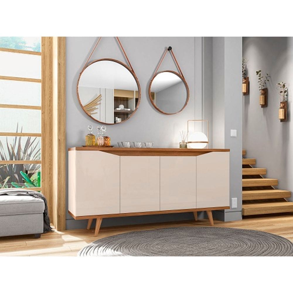 Buffet Grace Off White/Cedro - Casa D Móveis