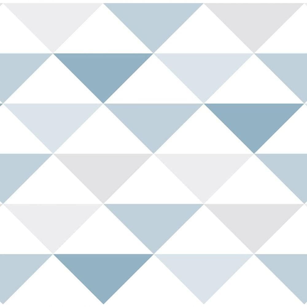 Papel De Parede Coleção Brincar Triângulo Geométrico 3601 - Rolo 10m X 0,52m