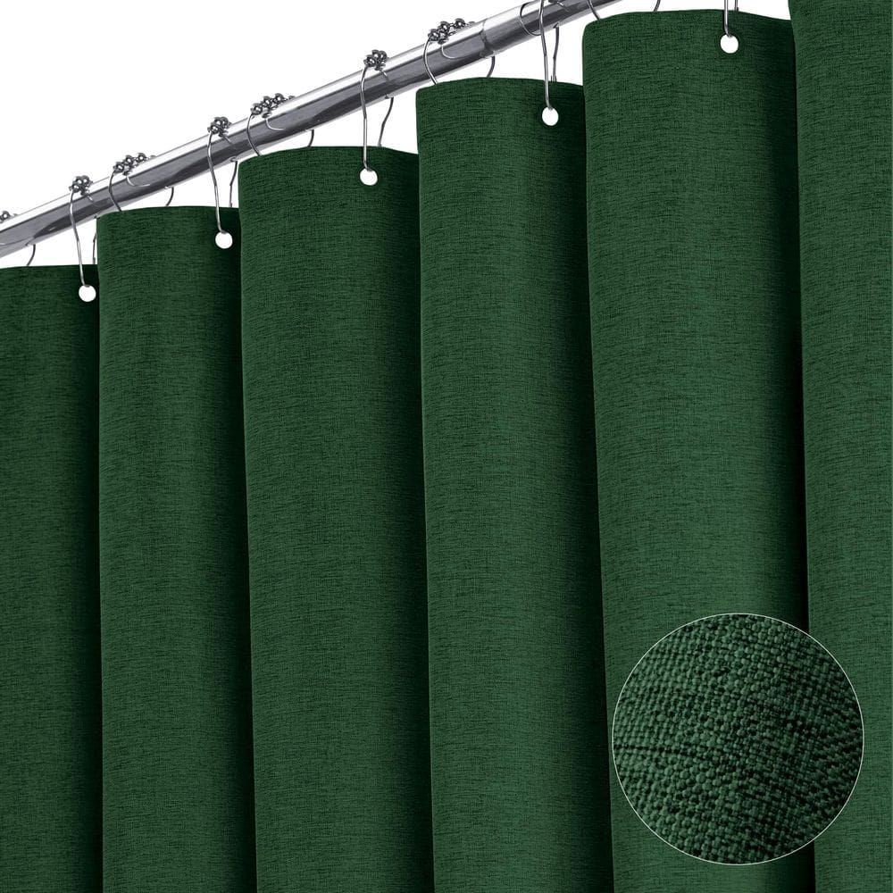 Cortina de chuveiro BTTN Stall Fabric 137x198cm Verde Esmeralda