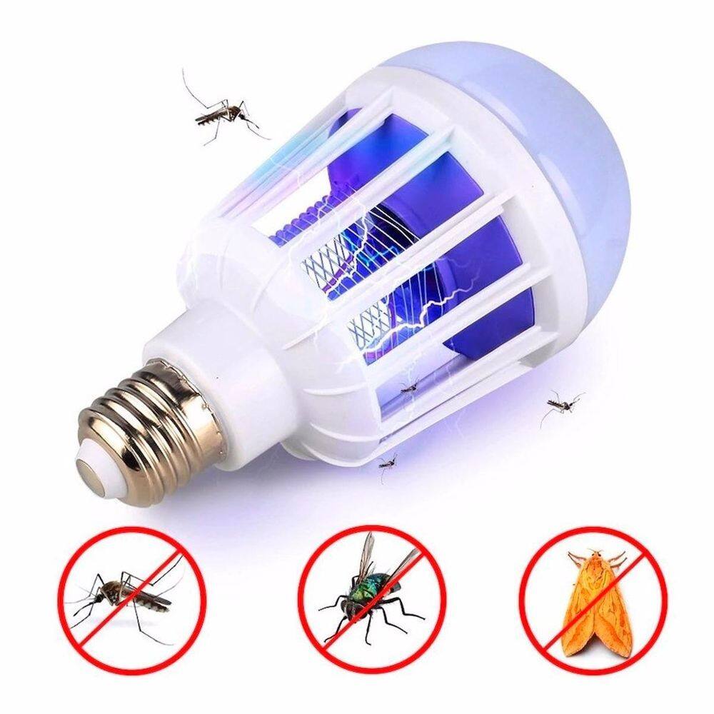 Luminária Led Mata Pernilongos Mosquitos Uv Armadilha 15W