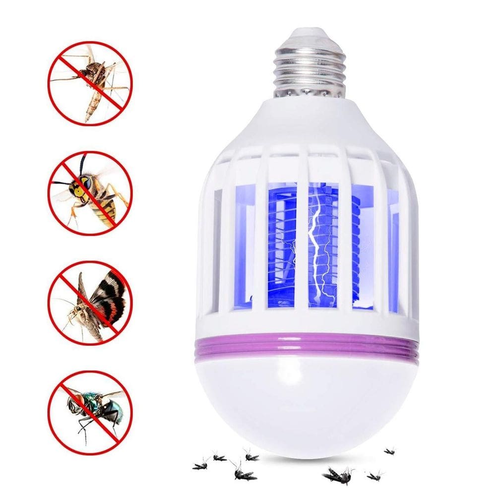 Luz Uv Led 15W Mata Mosquitos Pernilongos Luminária