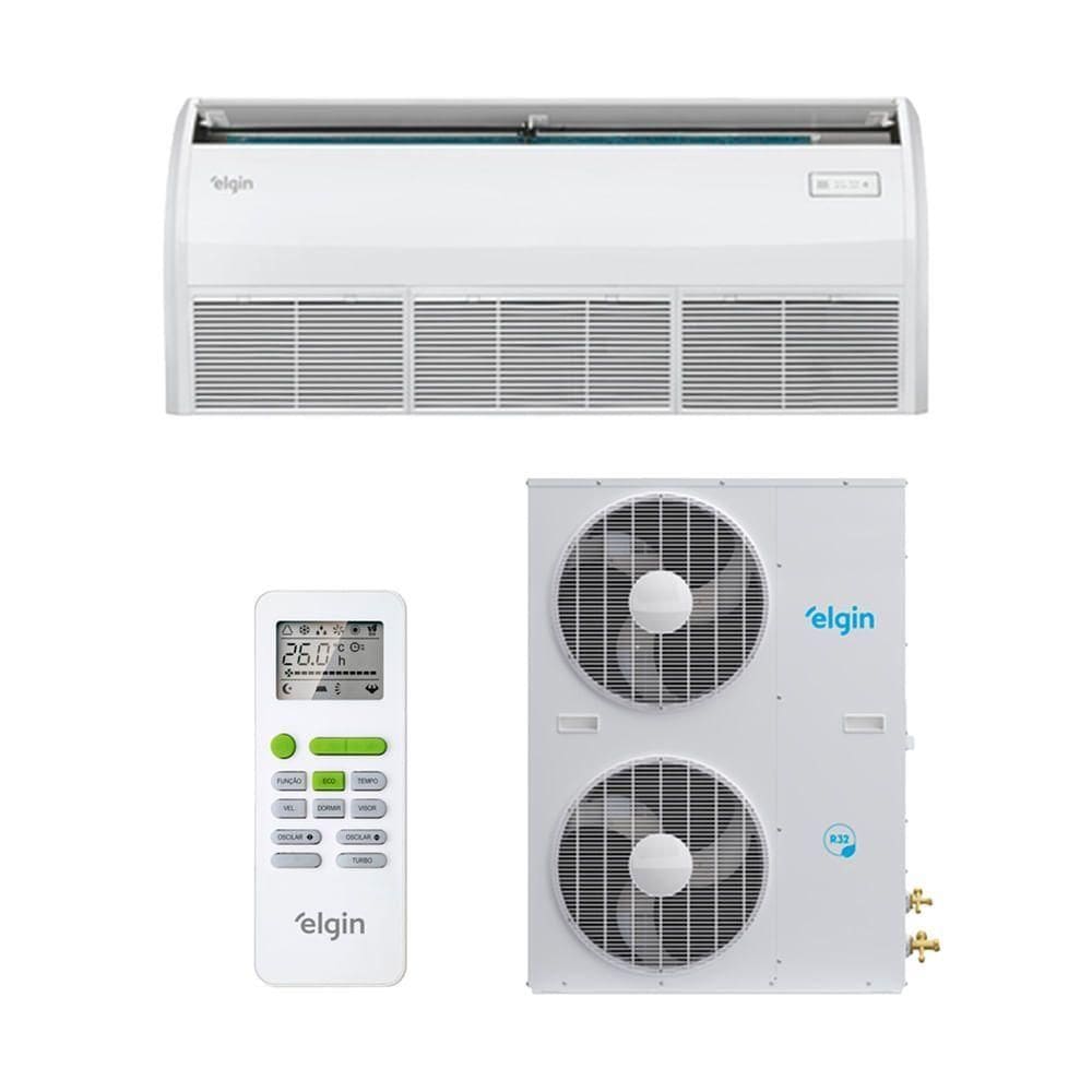 Ar Condicionado Piso Teto Eco Elgin 80.000 BTUs Frio 380V Trifásico R-32