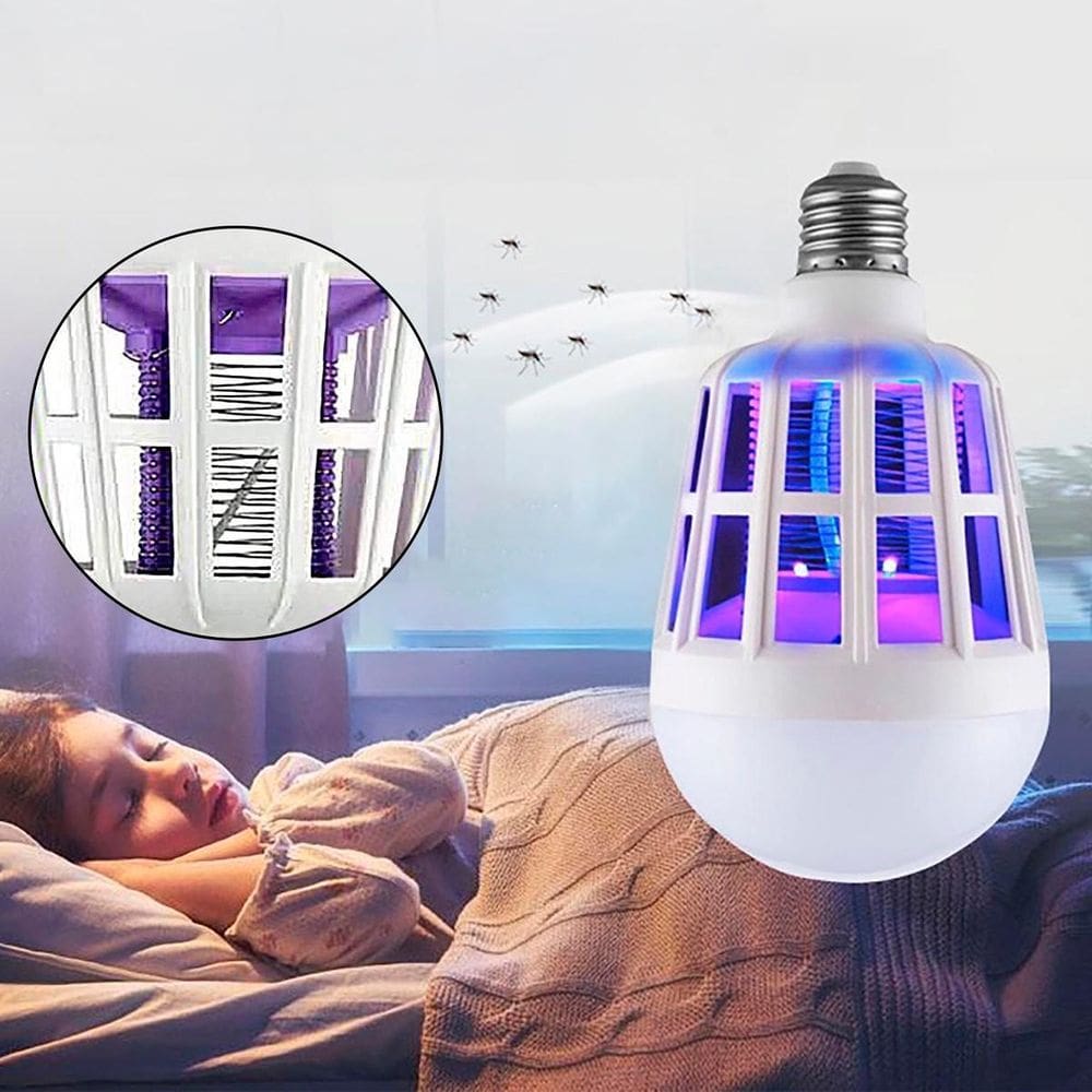 Lâmpada Uv 15W Mata Pernilongos Mosquitos Led Potente