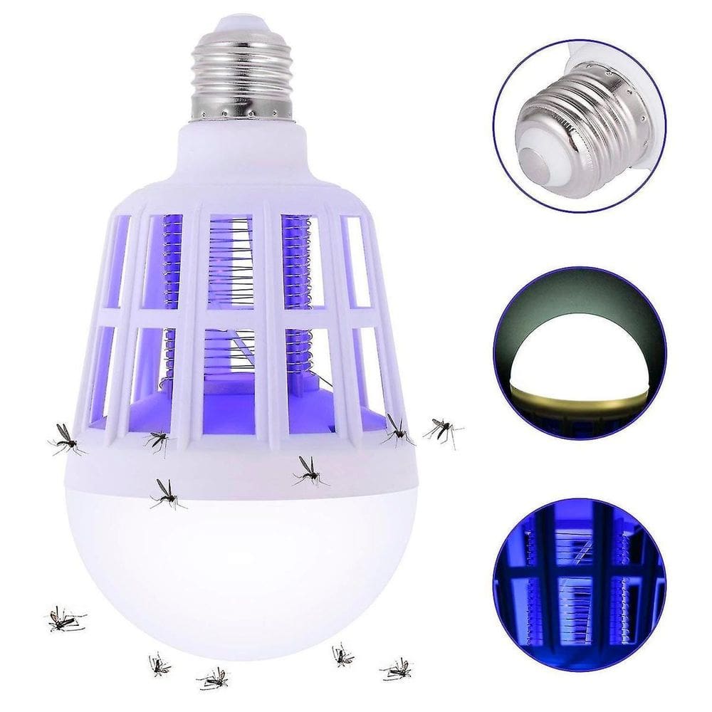 Luminária Led Mata Pernilongos Mosquitos Uv Repelente 15W