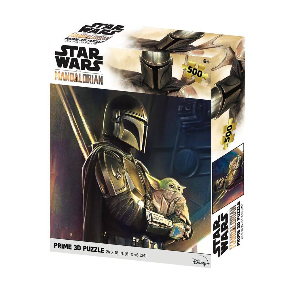 Quebra-cabeça PRIME3D Star Wars The Mandalorian 500 peças