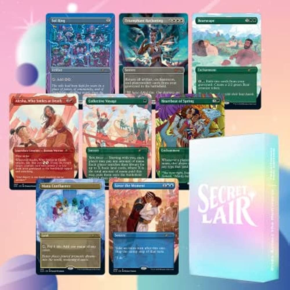 Jogo de cartas MTG Secret Lair Pride Across The Multiverse Foil