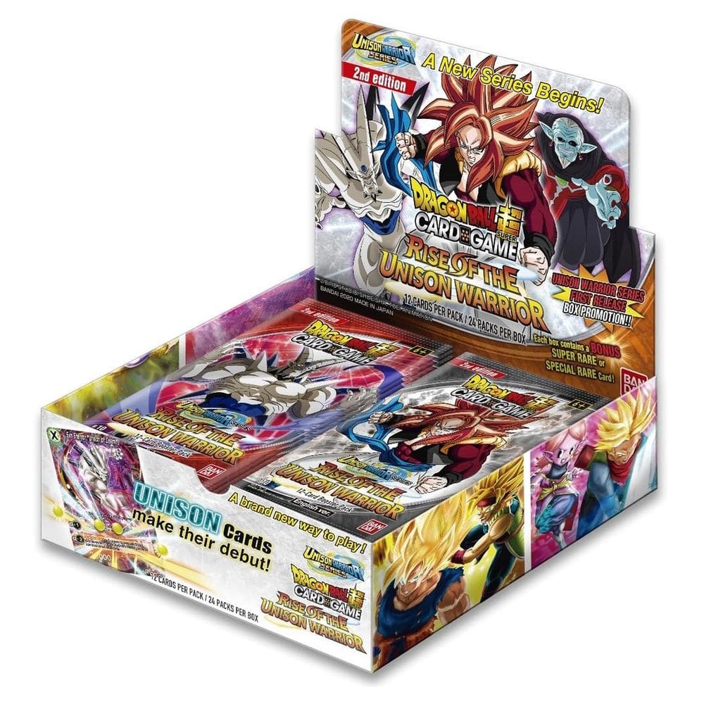 Booster Box Dragon Ball Super Jogo de Cartas Rise of The Unison
