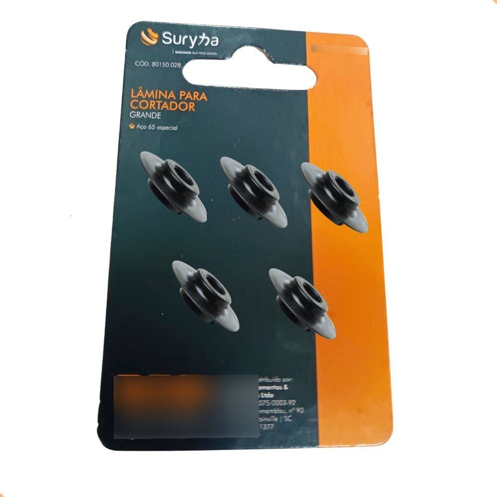 Lâmina Para Cortador De Tubos Kit 5 Peças