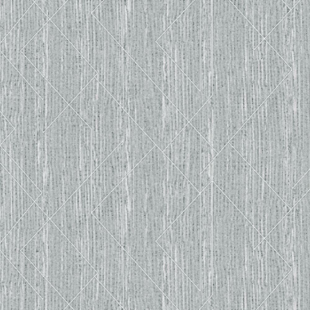 Papel De Parede Vip Geométrico Cinza E Prata Vip1019