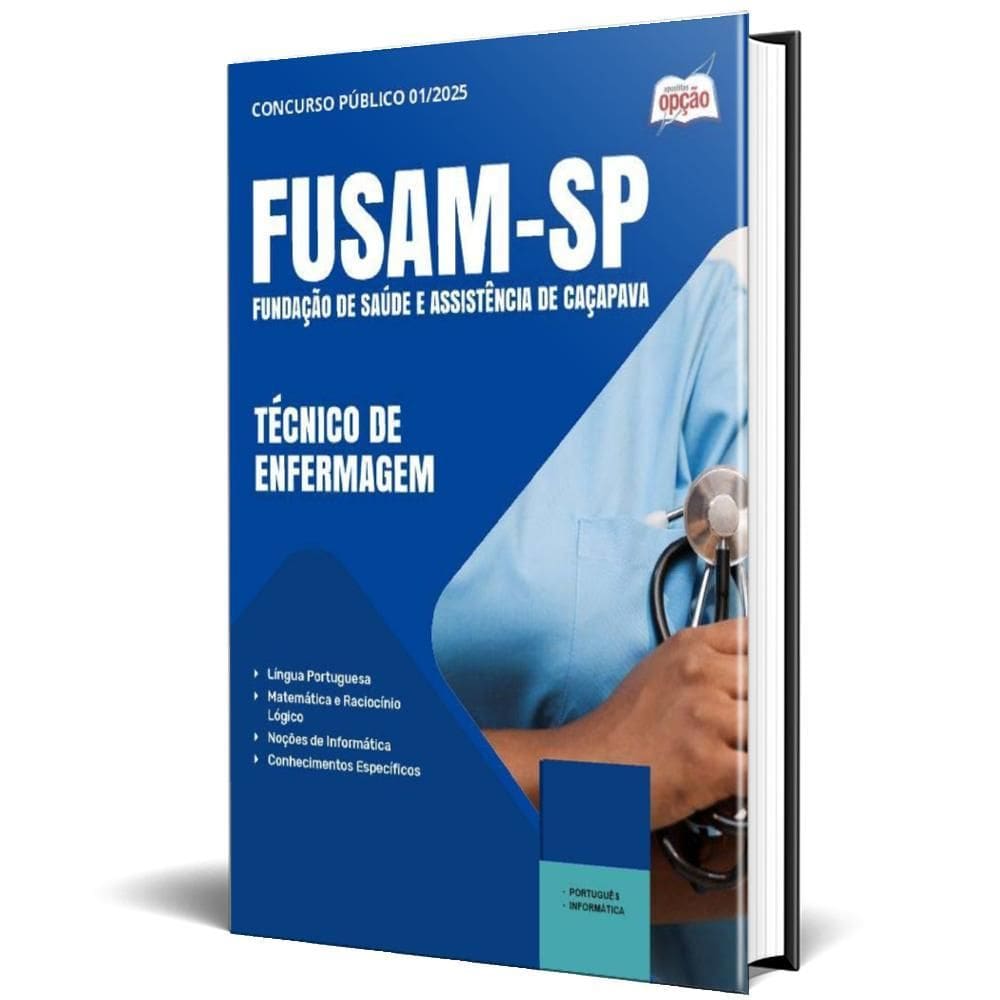 Apostila Fusam Sp 2025 - Técnico De Enfermagem