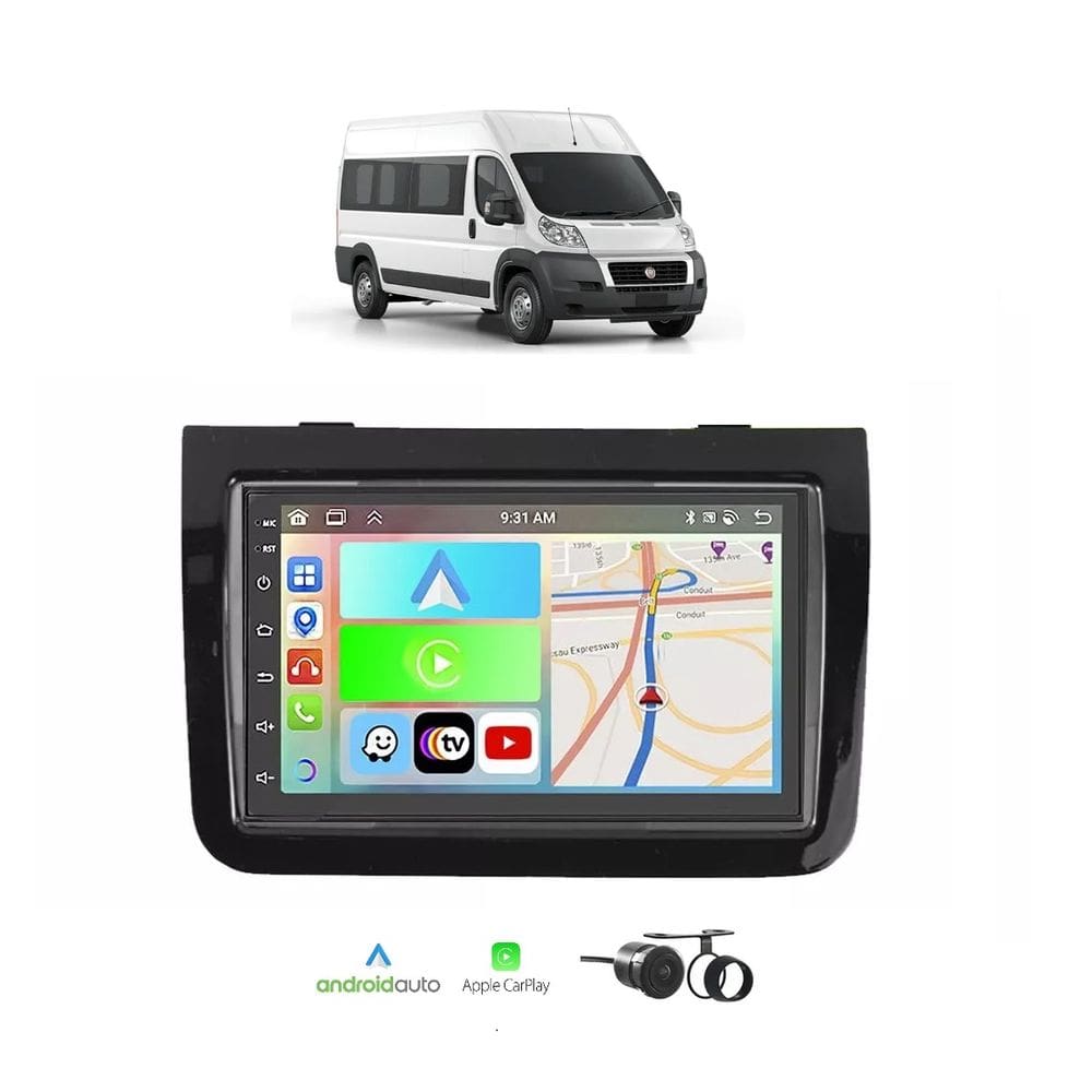 Kit Multimídia Ducato 2018 / 2022 7 Pol CarPlay AndroidAuto - FirstOption 8100