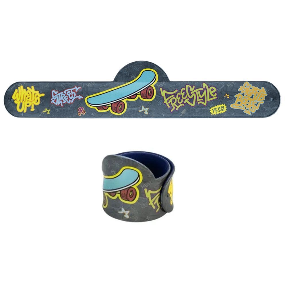 Régua 20cm Silicone Bracelete Bate e Volta Super-Divertido Joyful - BRW