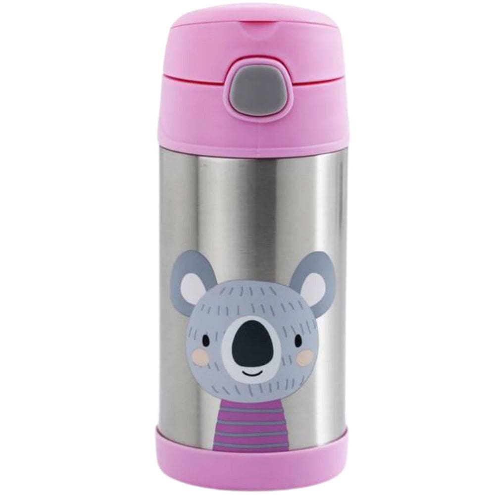 Garrafinha Térmica Com Canudo 310ml Inox Coala Clingo