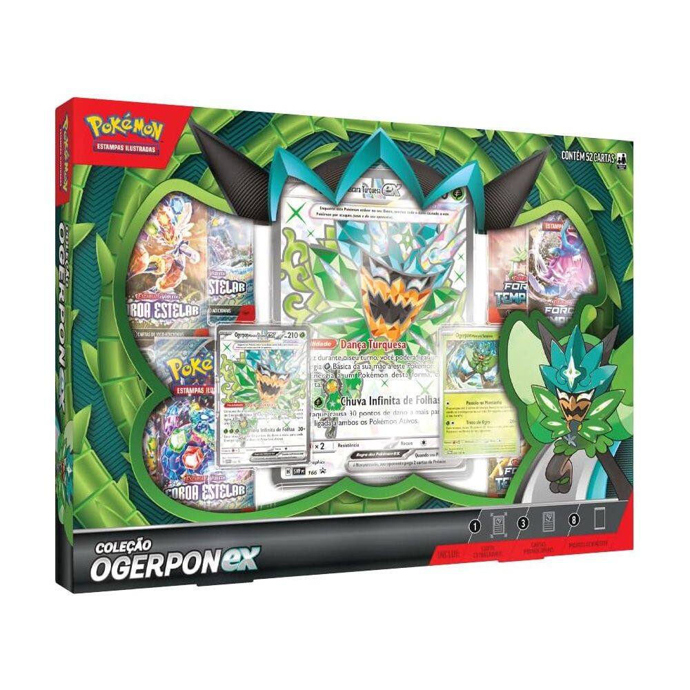 Pokémon Box Coleção Ogerpon Ex 52cartas | Extra