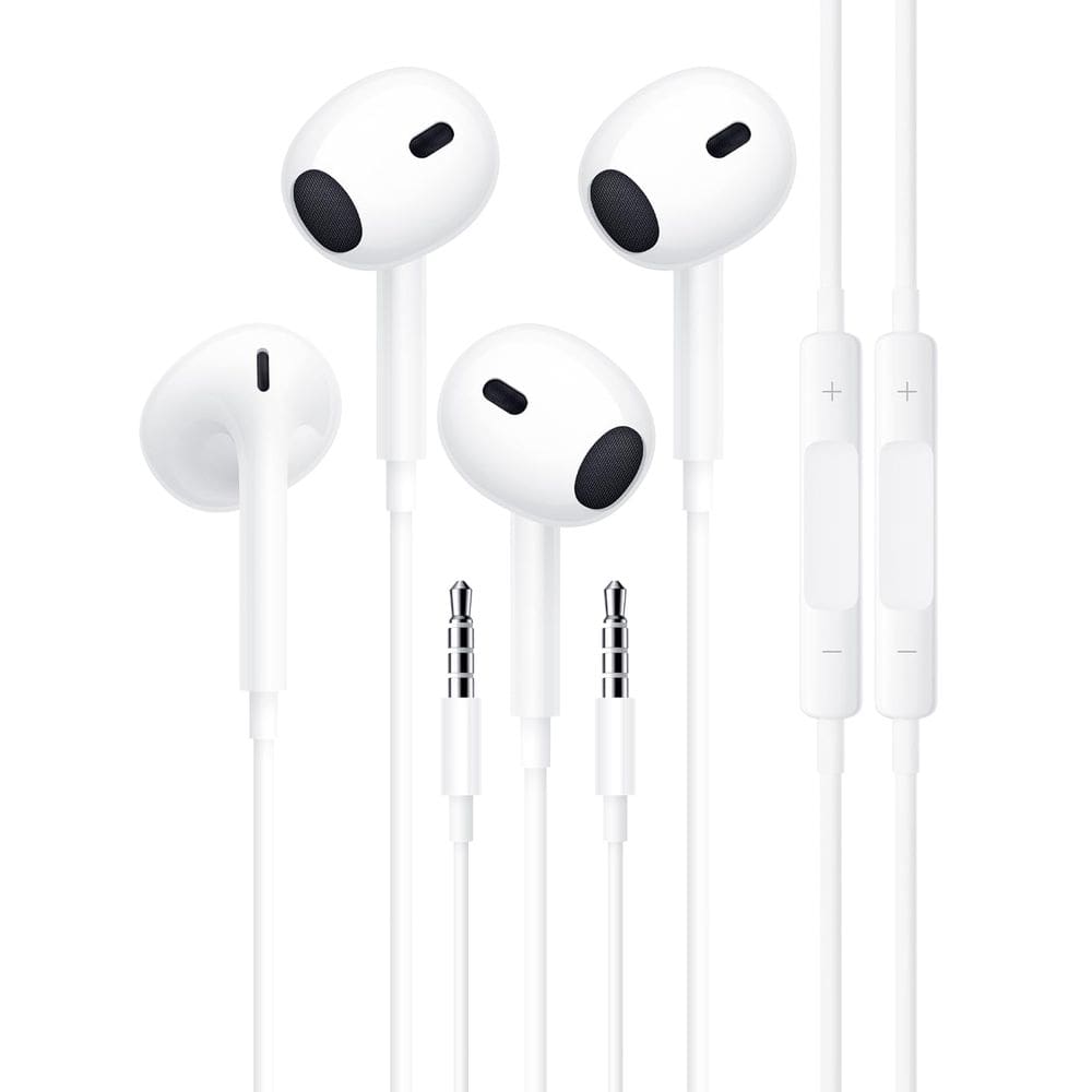 Fones de ouvido ALIANSHENG Fones de ouvido intra-auriculares com fio com microfone