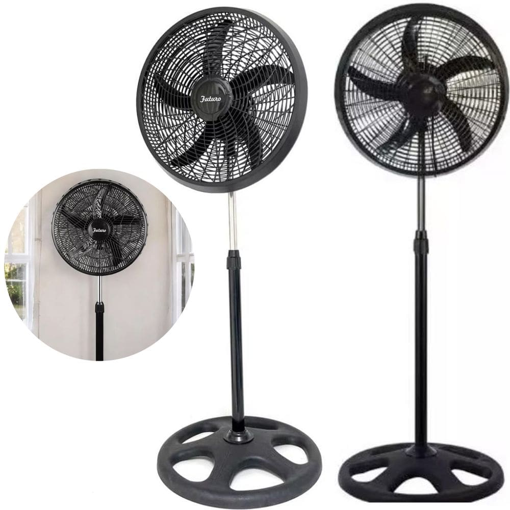 Ventilador De Coluna Pedestal 5 Pas Silencioso 70W 220v