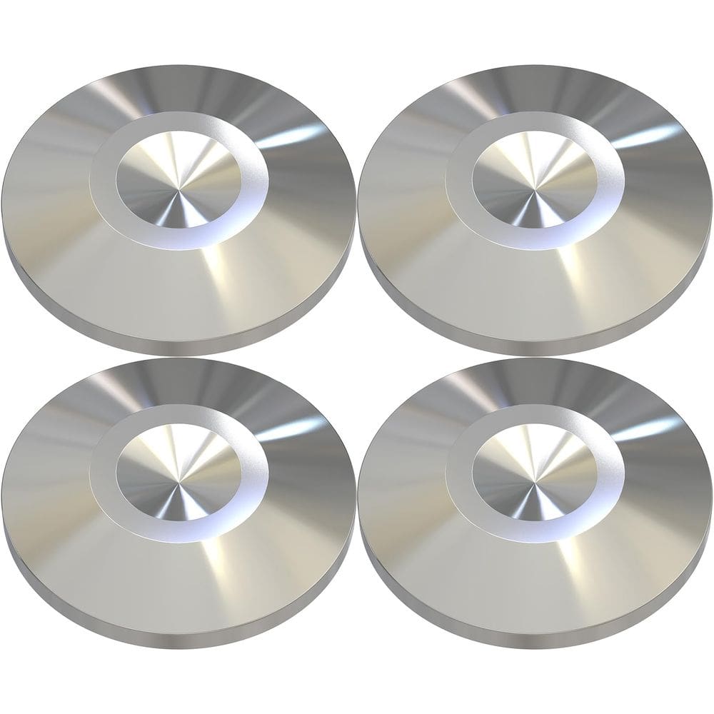 Alto-falante Spike Pads Mats Stainless Steel Preffair 4 unidades