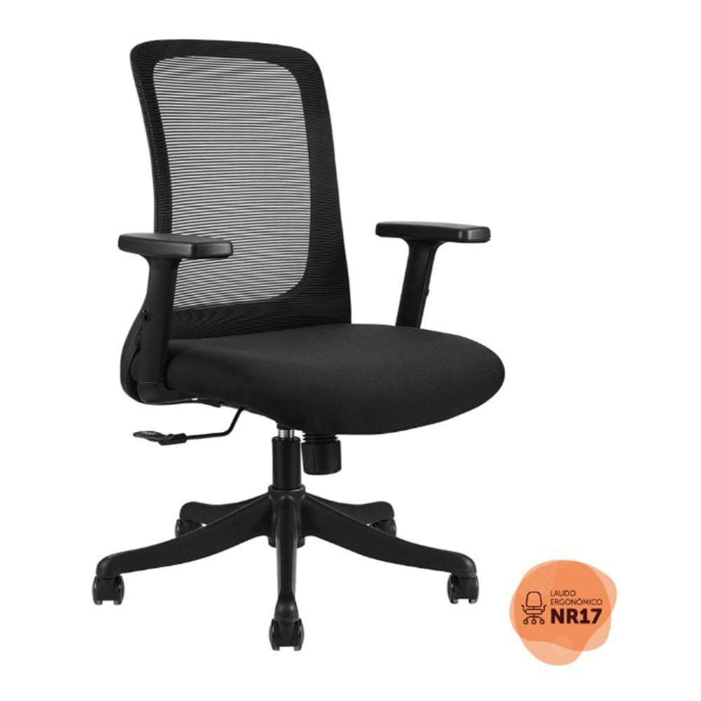 Cadeira de Escritório Boston - Preto