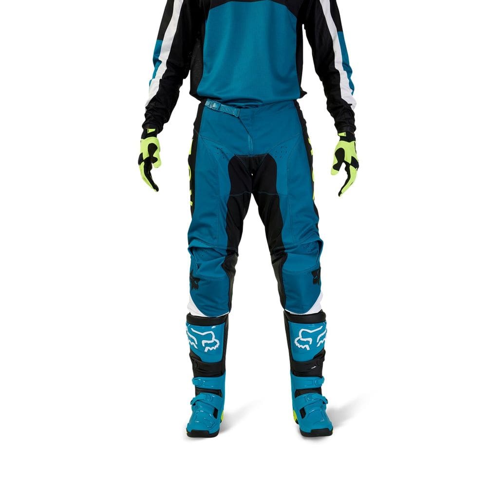 Calça de motocross Fox Racing 180 Nitro para homem azul Maui tamanho 38