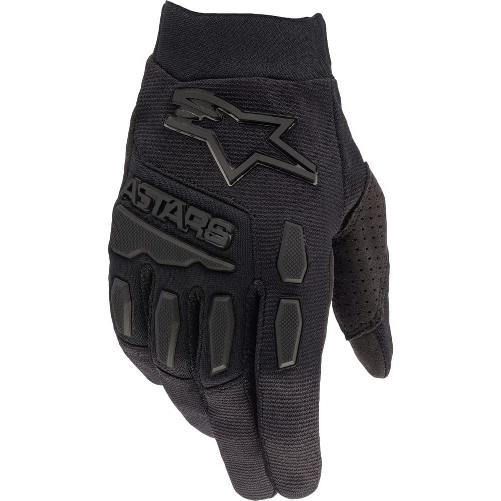 Luvas Alpinestars Full Bore em camurça sintética preta/preta