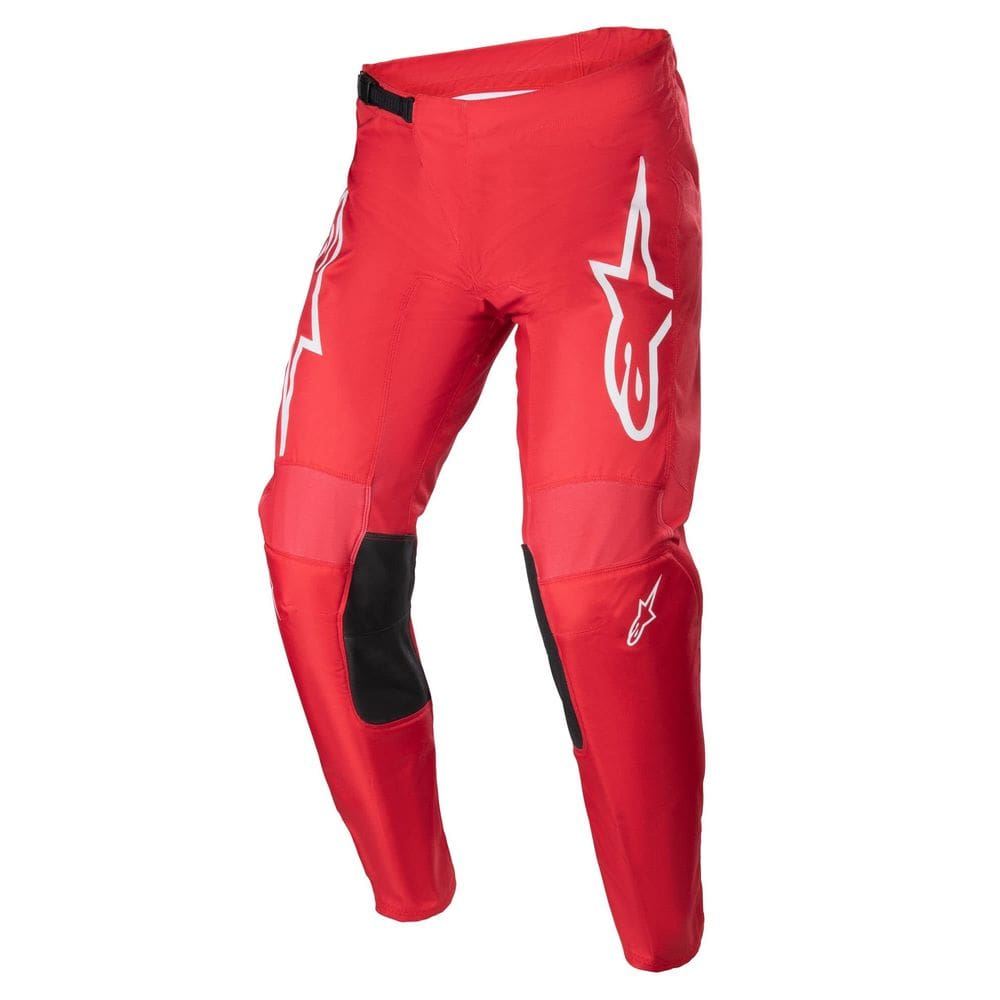 Calças Alpinestars Fluid Narin Mars vermelhas/brancas para homens