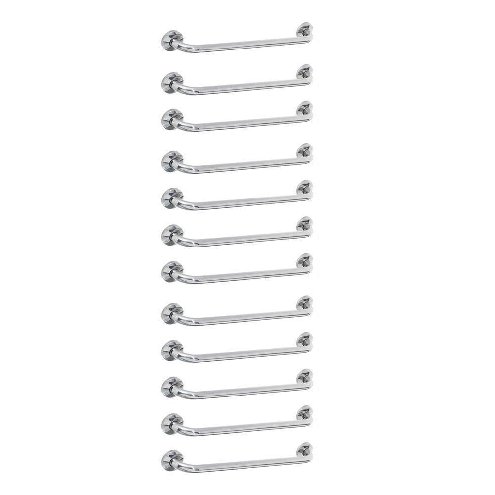 Alça De Apoio 60cm Kit 15 Uni Inox Acessibilidade Cadeirante Idoso Criança Gravida Banheiro Escada Corrimao Box Segurança