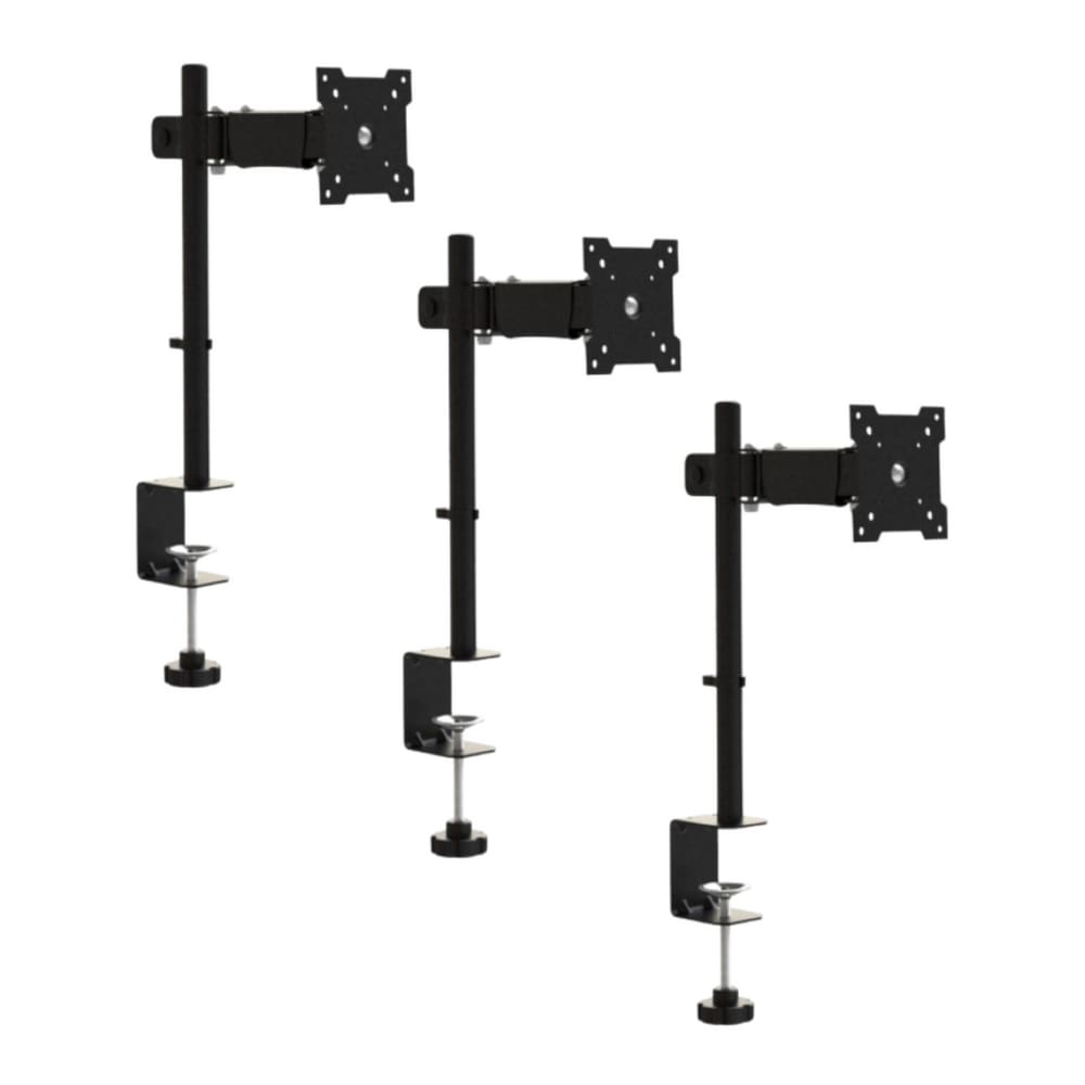 Suporte Articulado para Monitor LED e LCD de 13`` a 27” Preto Brasforma BM812 Preto - 3 Unidades