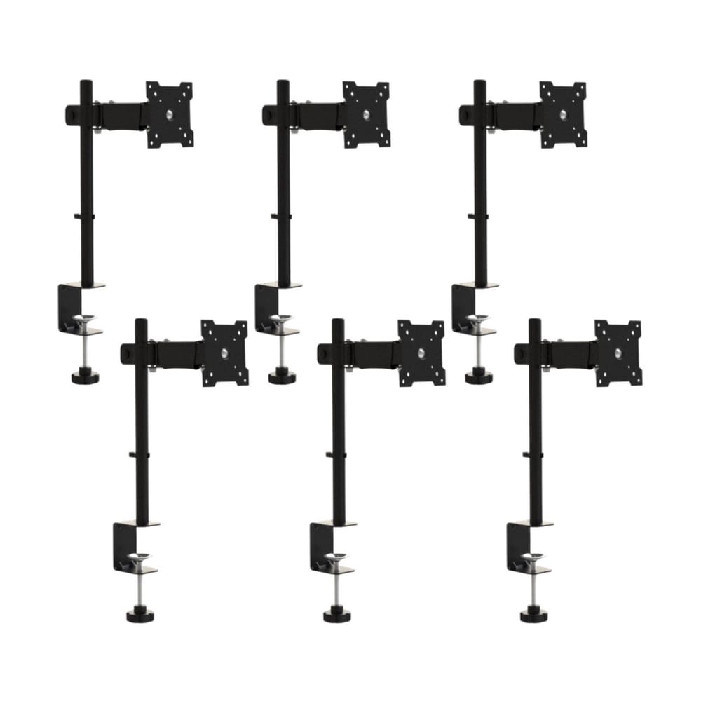 Suporte Articulado para Monitor LED e LCD de 13`` a 27” Preto Brasforma BM812 - 6 Unidades