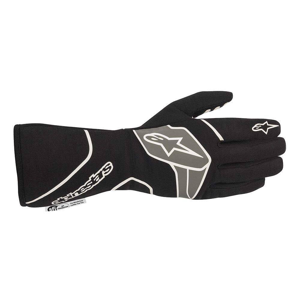Luva Alpinestars TECH-1 Race V2 GL SF Preta/Branca Tamanho S
