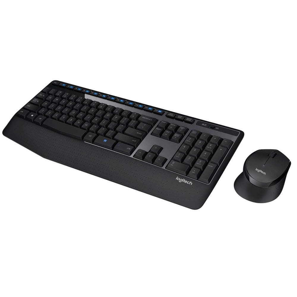 Teclado e mouse Wireless Combo Logitech MK345 — pacote com 4