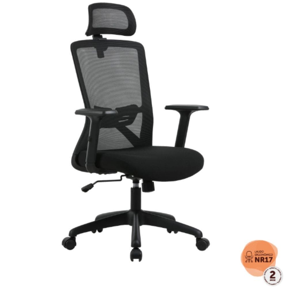 Cadeira Office Dallas - Preta