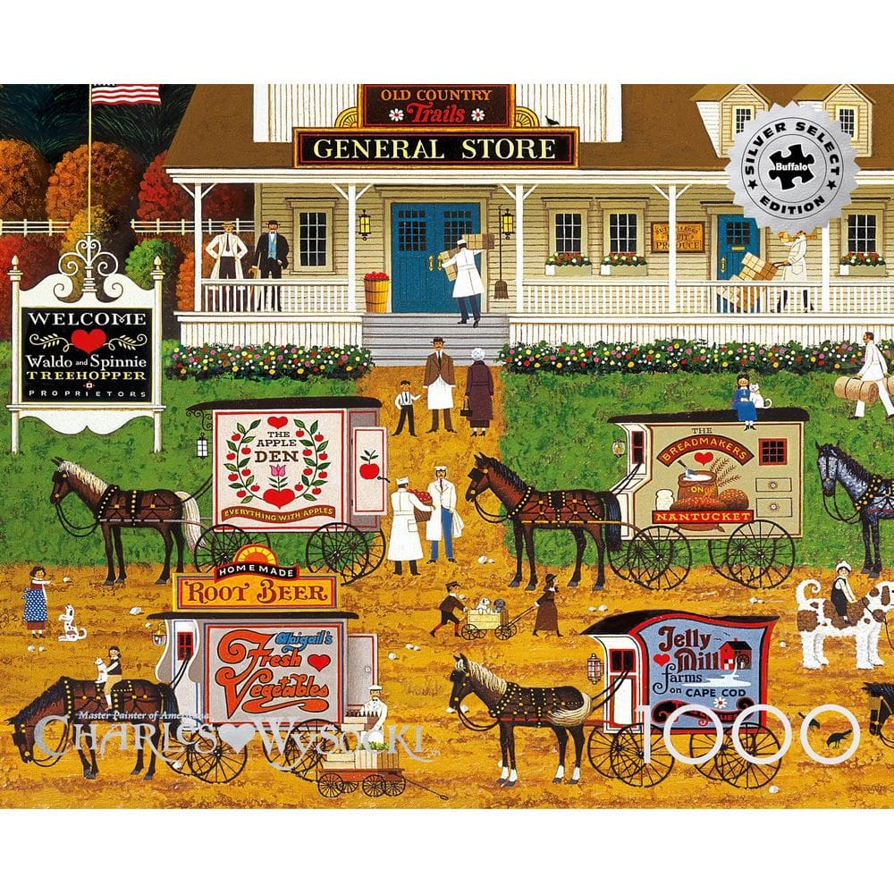 Quebra-cabeça Buffalo Games Silver Select Charles Wysocki 1000 unidades