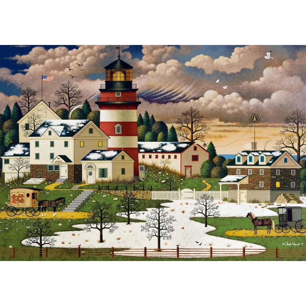 Quebra-cabeça Buffalo Games Charles Wysocki Twilight 500 unidades