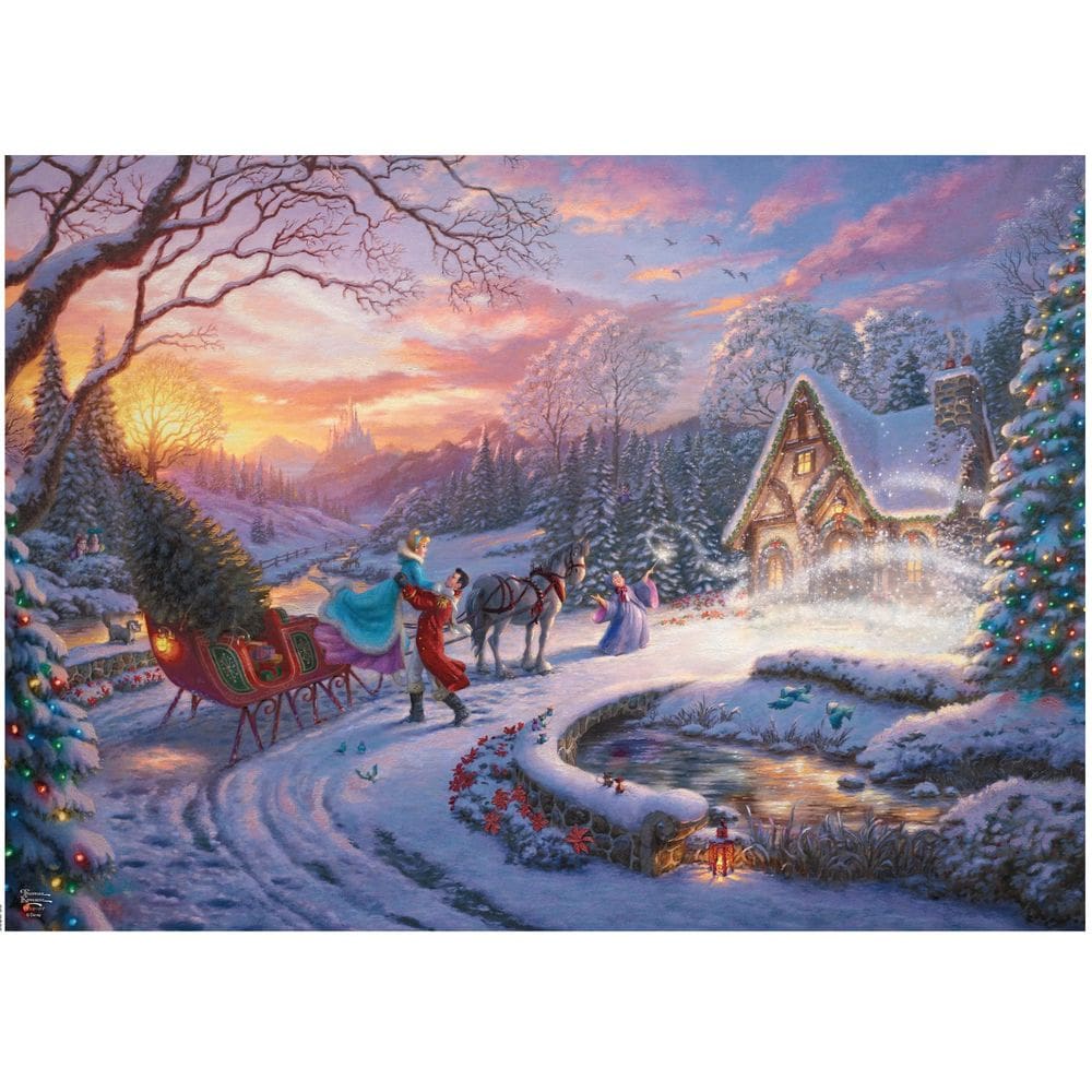 Quebra-cabeça Ceaco Thomas Kinkade Disney Cinderella 1000 unidades
