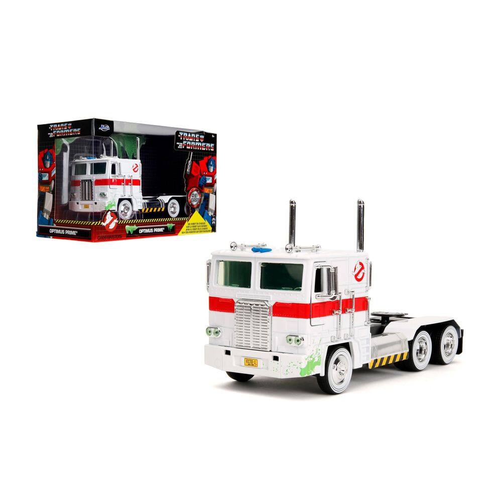 Carro fundido sob pressão Jada Toys Transformers G1 Optimus Prime 1:24