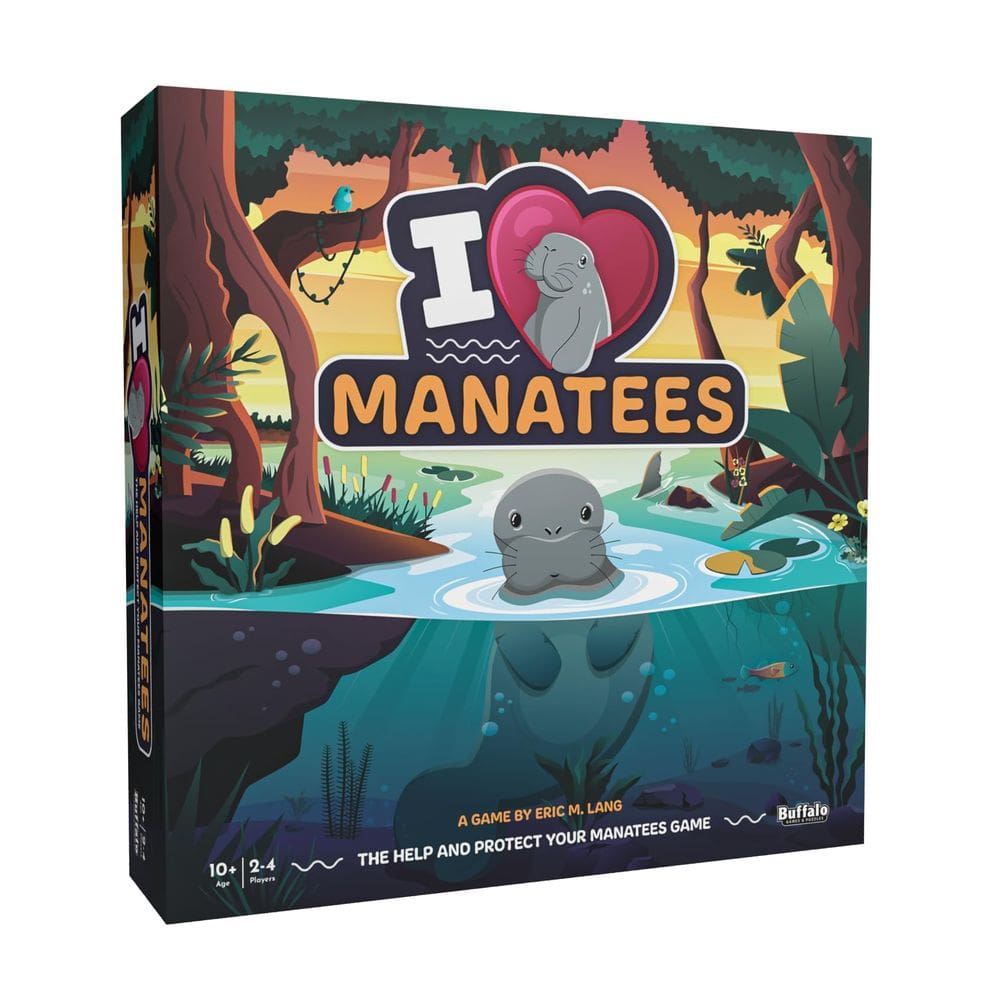 Jogo de construção de Manatee Habitat Buffalo Games I Heart Manatees