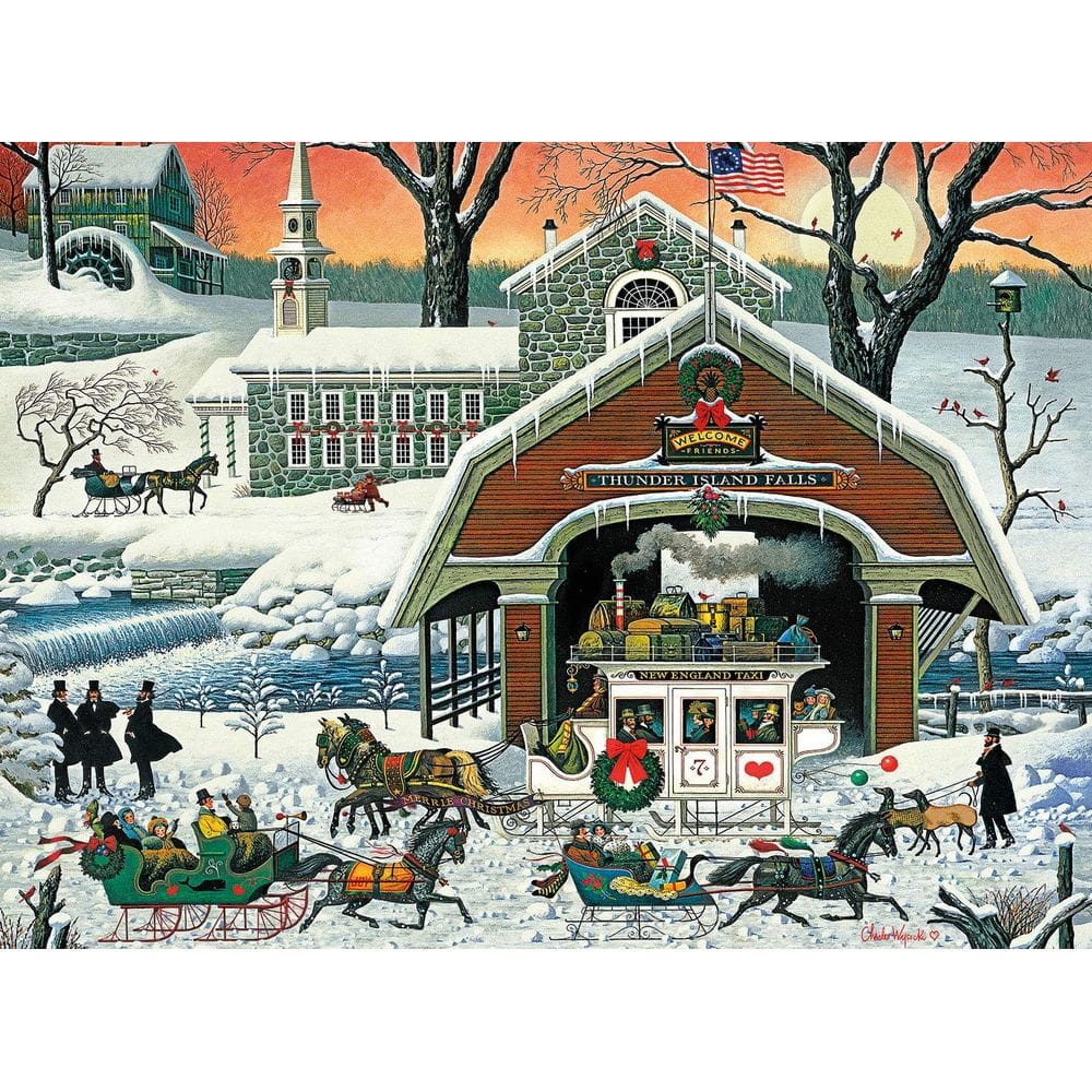 Quebra-cabeça Buffalo Games Charles Wysocki 1000 peças
