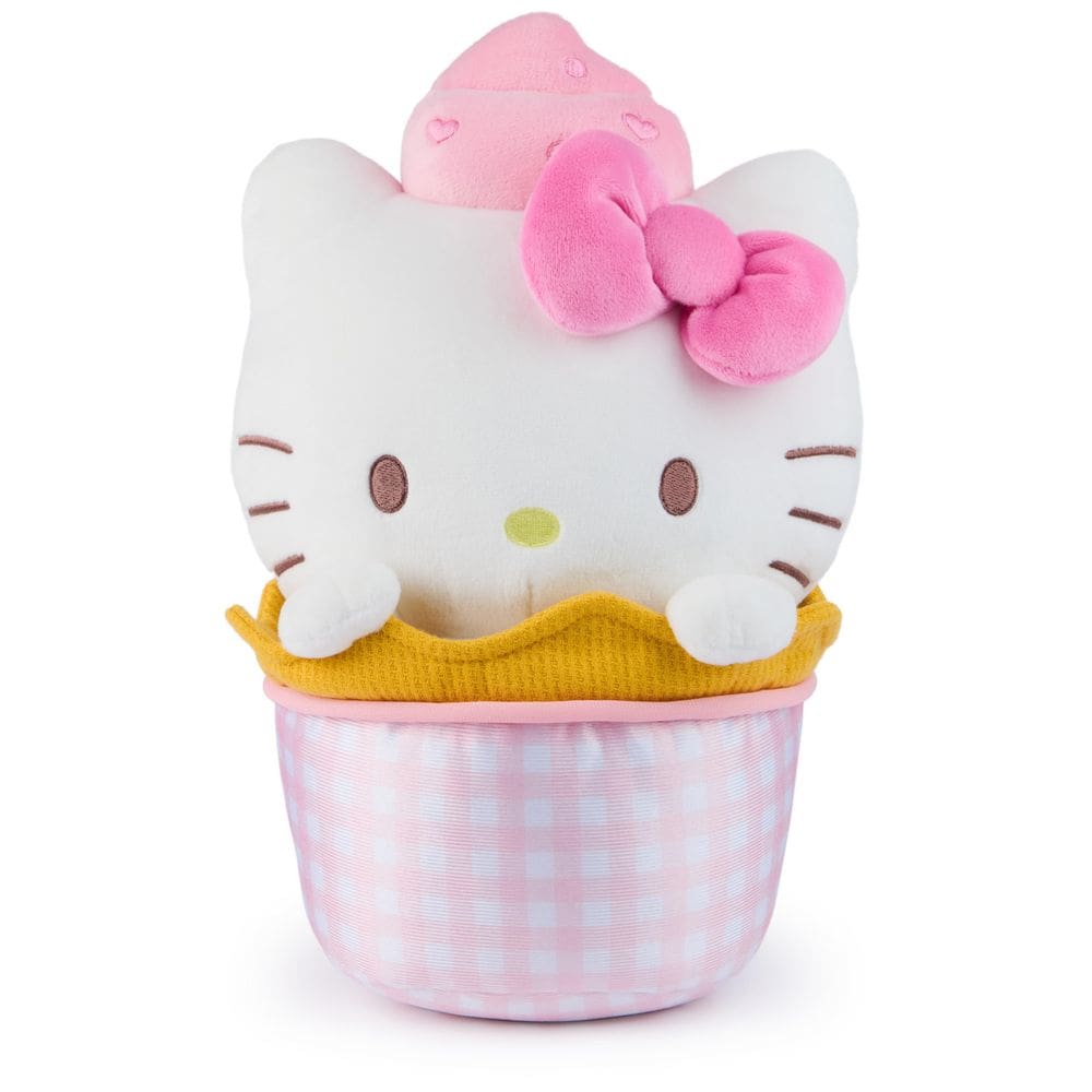 Brinquedo de pelúcia Gund Sanrio Official Hello Kitty Sorvete 25 cm