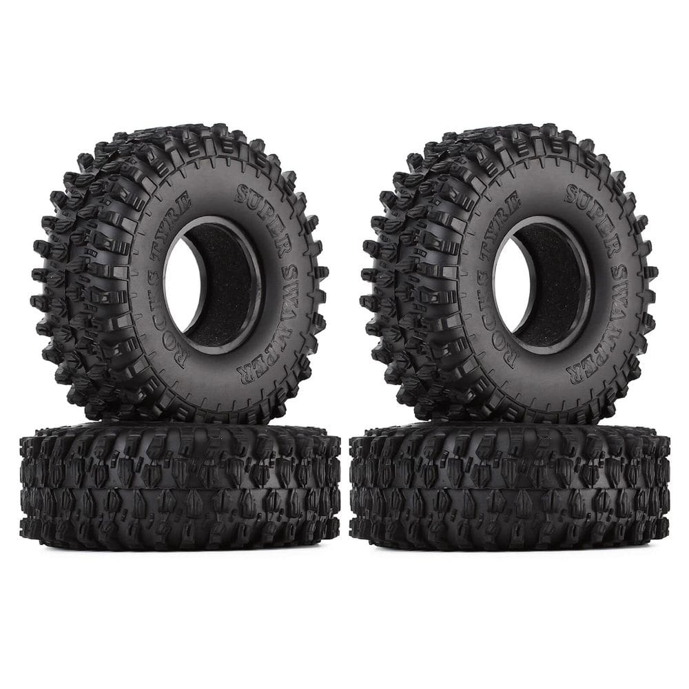Pneus de esteira INJORA 1.9 para Axial SCX10 90047 Redcat Gen8