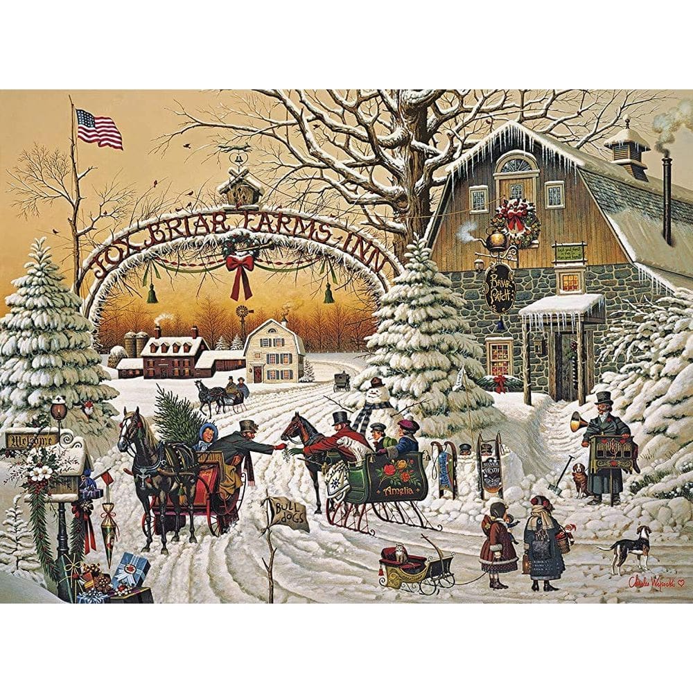 Quebra-cabeça Buffalo Games Charles Wysocki 1000 peças
