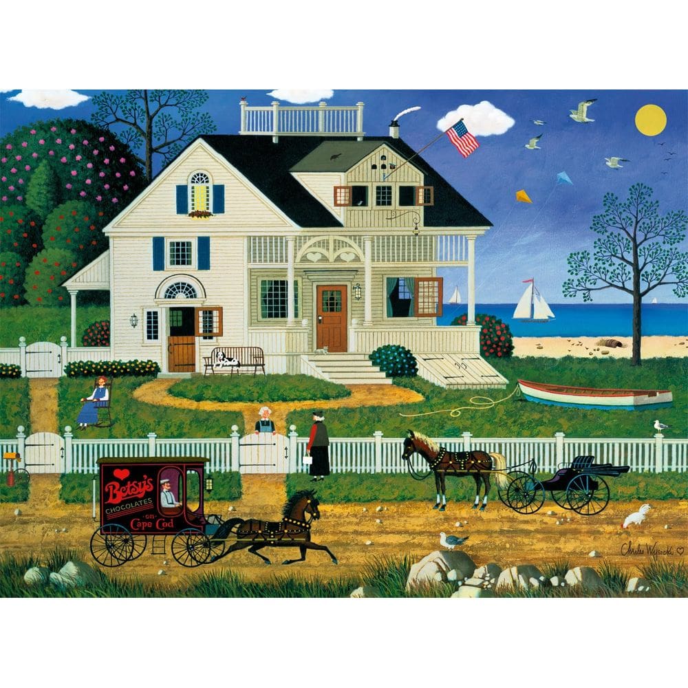 Quebra-cabeça Buffalo Games Charles Wysocki Pickwick Cottage