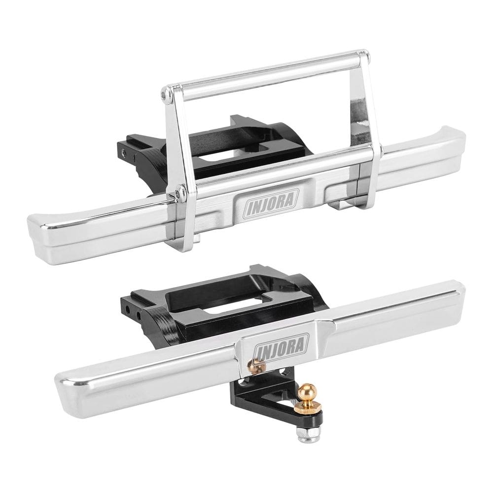Pára-choque INJORA CNC Alumínio 23g Dianteiro 21g Traseiro 1/18 RC Crawler