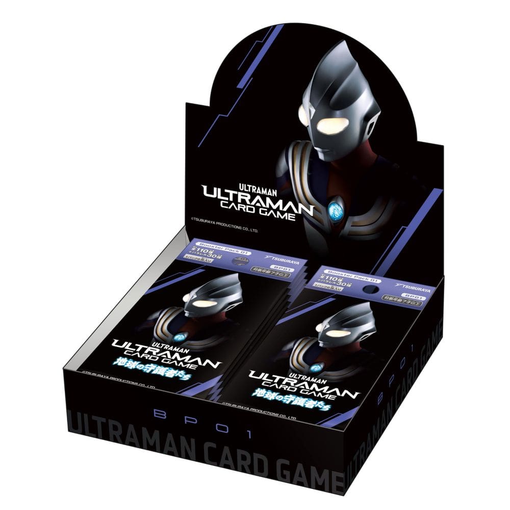 Pacote Booster de Jogo de Cartas Ultraman Guardians of Earth, pacote com 24