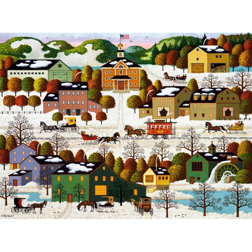 Quebra-cabeça Buffalo Games Charles Wysocki 1000 peças
