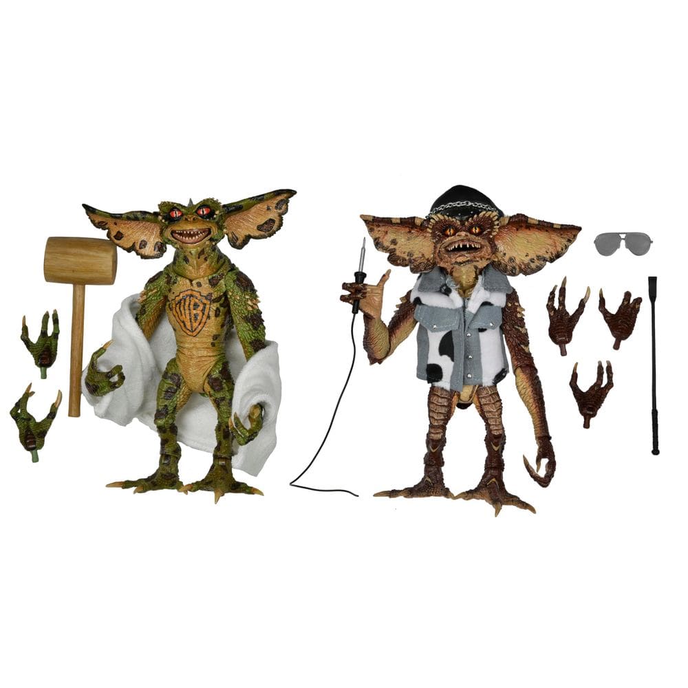 Boneco de ação NECA Gremlins 2 Tattoo Gremlins 7 2Pk