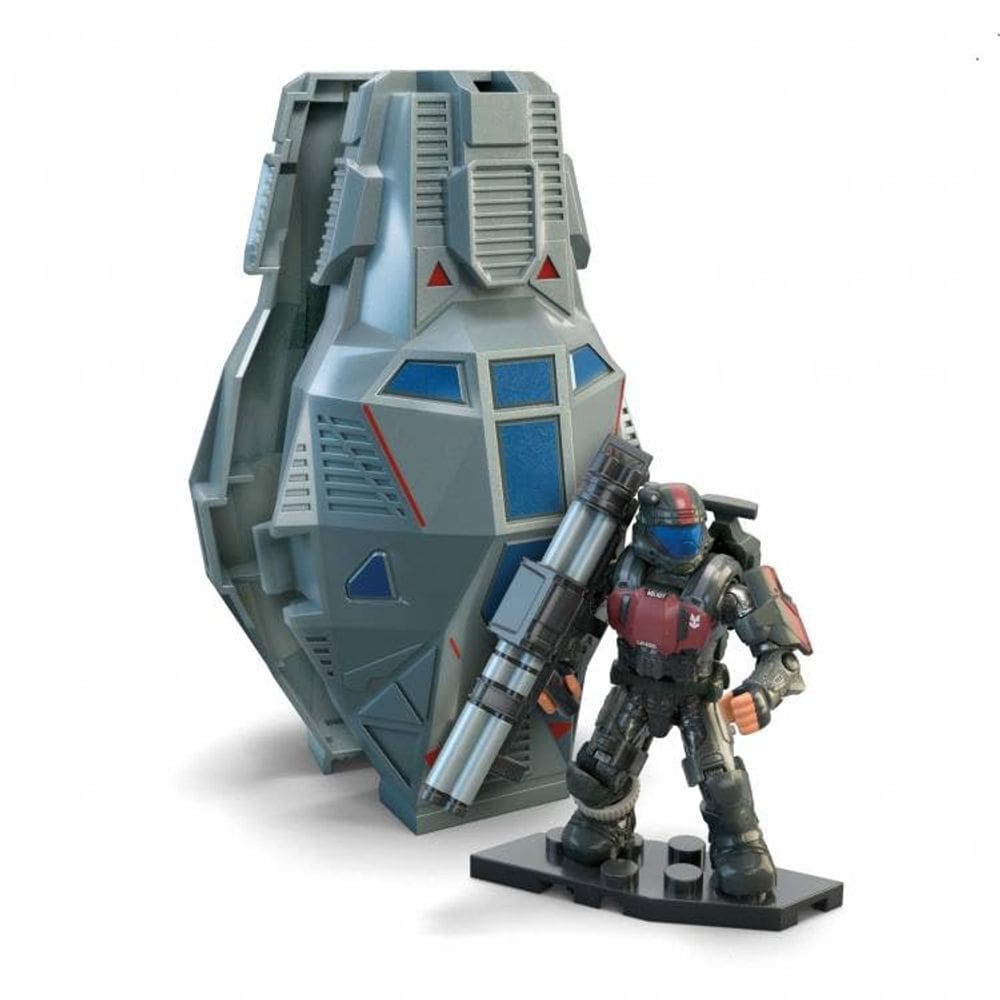 Boneco de ação MEGA Halo ODST `Mickey` Crespo com Drop Pod HNC51