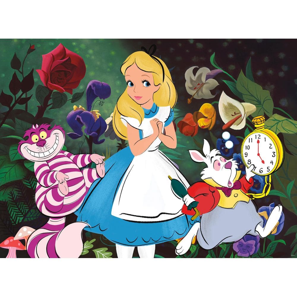 Quebra-cabeça Buffalo Games Silver Select Disney Alice 1000 unidades